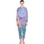 Palm Beach Purple Fine Art Sharon Tatem Fashion Apparel and Products Hooded Jumpsuit (Ladies)