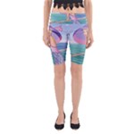 Palm Beach Purple Fine Art Sharon Tatem Fashion Apparel and Products Yoga Cropped Leggings
