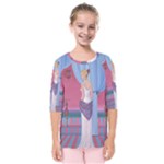 Palm Beach Perfume Art Collection Kids  Quarter Sleeve Raglan Tee