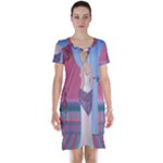 Palm Beach Perfume Art Collection Short Sleeve Nightdress