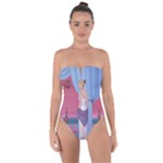 Palm Beach Perfume Art Collection Tie Back One Piece Swimsuit