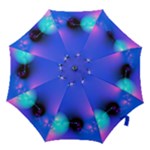 Love In Action, Pink, Purple, Blue Heartbeat Hook Handle Umbrellas (Medium)