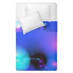 Love In Action, Pink, Purple, Blue Heartbeat Duvet Cover Double Side (Single Size)