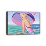 Palm Beach Purple, Fine Art Printed Product, Wearable art, Sharon Tatem Fashion,Apparel and Products Mini Canvas 6  x 4  (Stretched)