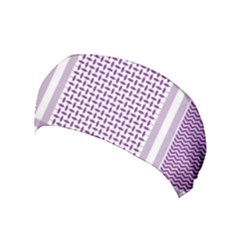 Purple Geometric Headdress Yoga Headband by Mariart