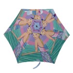 Palm Beach Purple, Fine Art Printed Product, Wearable art, Sharon Tatem Fashion,Apparel and Products Mini Folding Umbrella