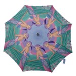 Palm Beach Purple, Fine Art Printed Product, Wearable art, Sharon Tatem Fashion,Apparel and Products Hook Handle Umbrella (Medium)