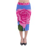 Roses Collections Midi Pencil Skirt