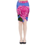 Roses Collections Midi Wrap Pencil Skirt