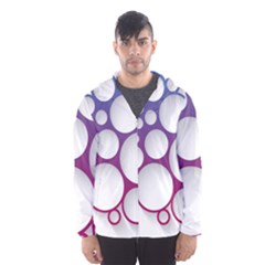 Circle Graphic Hooded Windbreaker (men) by AnjaniArt