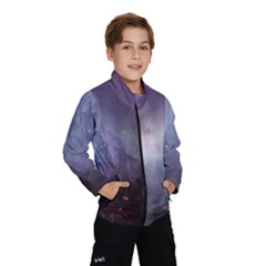 Orion Nebula Pastel Violet Purple Turquoise Blue Star Formation Windbreaker (kids) by genx