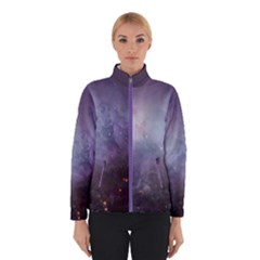 Orion Nebula Pastel Violet Purple Turquoise Blue Star Formation Winter Jacket by genx