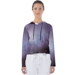 Orion Nebula Pastel Violet Purple Turquoise Blue Star Formation Women s Slouchy Sweat by genx
