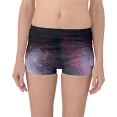 Eagle Nebula Wine Pink And Purple Pastel Stars Astronomy Reversible Boyleg Bikini Bottoms by genx