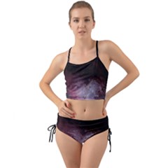 Eagle Nebula Wine Pink And Purple Pastel Stars Astronomy Mini Tank Bikini Set by genx