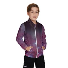 Christmas Tree Cluster Red Stars Nebula Constellation Astronomy Windbreaker (kids) by genx