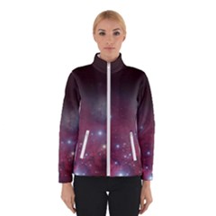 Christmas Tree Cluster Red Stars Nebula Constellation Astronomy Winter Jacket by genx