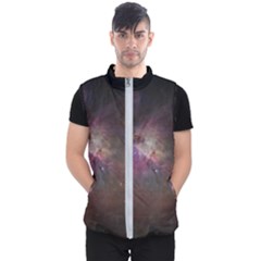 Orion Nebula Star Formation Orange Pink Brown Pastel Constellation Astronomy Men s Puffer Vest by genx