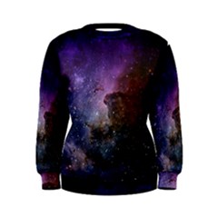 Carina Nebula Ngc 3372 The Grand Nebula Pink Purple And Blue With Shiny Stars Astronomy Women s Sweatshirt by genx