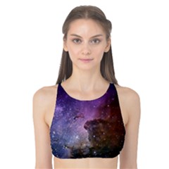 Carina Nebula Ngc 3372 The Grand Nebula Pink Purple And Blue With Shiny Stars Astronomy Tank Bikini Top by genx
