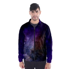 Carina Nebula Ngc 3372 The Grand Nebula Pink Purple And Blue With Shiny Stars Astronomy Windbreaker (men) by genx