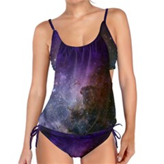 Carina Nebula Ngc 3372 The Grand Nebula Pink Purple And Blue With Shiny Stars Astronomy Tankini Set by genx