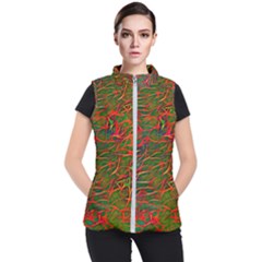 Background Pattern Texture Women s Puffer Vest by Bejoart