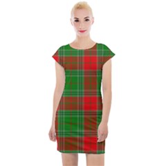 Lumberjack Plaid Buffalo Plaid Cap Sleeve Bodycon Dress by Wegoenart