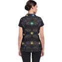 Abstract Sphere Box Space Hyper Women s Puffer Vest View2