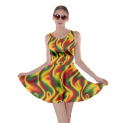 Reggae Smoky Waves  Skater Dress by Seashineswimwear