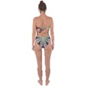 Fractal Floral Fantasy Flower Tie Back One Piece Swimsuit View2