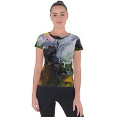 Art Abstract Painting Abstract Short Sleeve Sports Top 
