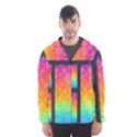 Background Colorful Abstract Hooded Windbreaker (Men) View1