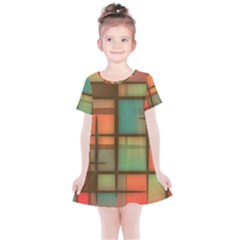 Background Abstract Colorful Kids  Simple Cotton Dress by Wegoenart