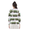 Trains Pattern Transportation Hooded Windbreaker (Women) View2