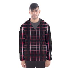 Background Texture Pattern Hooded Windbreaker (men) by Wegoenart