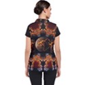 Fractal Space Fantasy Women s Puffer Vest View2