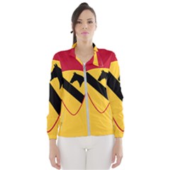 Flag Of United States Army 1st Cavalry Division Windbreaker (women) by abbeyz71