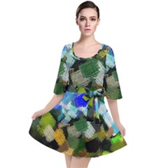 Texture Color Colors Network Velour Kimono Dress by Pakrebo