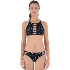 Scribbles Lines Drawing Picture Perfectly Cut Out Bikini Set by Pakrebo