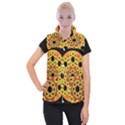 Fractal Art Design Pattern Women s Button Up Vest View1