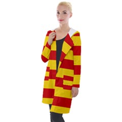 Blue Estelada Catalan Independence Flag Hooded Pocket Cardigan by abbeyz71