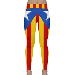 Blue Estelada Catalan Independence Flag Classic Yoga Leggings by abbeyz71