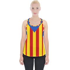 Blue Estelada Catalan Independence Flag Piece Up Tank Top by abbeyz71