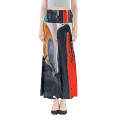 Art Modern Painting Background Full Length Maxi Skirt