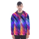 Abstract Background Colorful Pattern Hooded Windbreaker (Men) View1