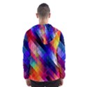 Abstract Background Colorful Pattern Hooded Windbreaker (Men) View2