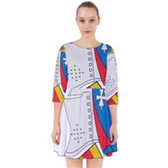 Flag Map Of Valencia Smock Dress by abbeyz71