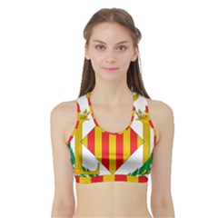City Of Valencia Coat Of Arms Sports Bra With Border by abbeyz71