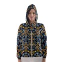 Seamless Texture Ornate Hooded Windbreaker (Women) View1